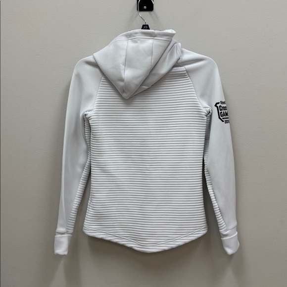 Reebok CrossFit Women's White Black CrossFit Games 2018 Hoodie Jaclet Sz XS! - Picture 5 of 6